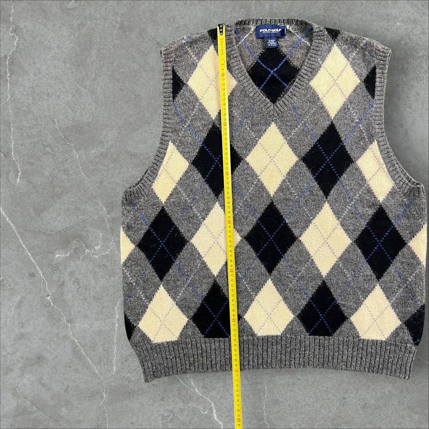 Smanicato vintage Polo Golf Ralph Lauren in Lana d’Alpaca Ralph Lauren