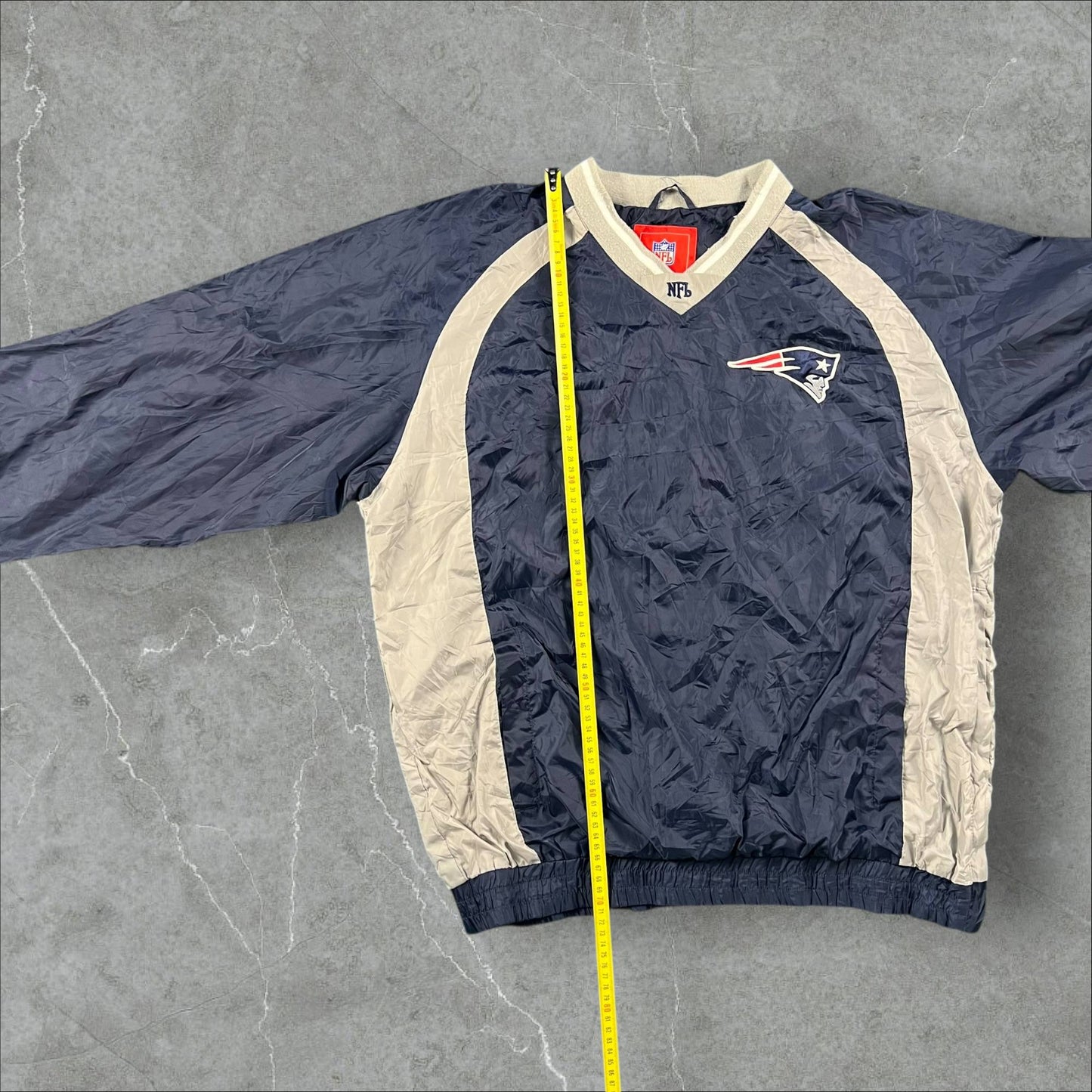 Giacca a vento vintage NFL New England Patriots NFL