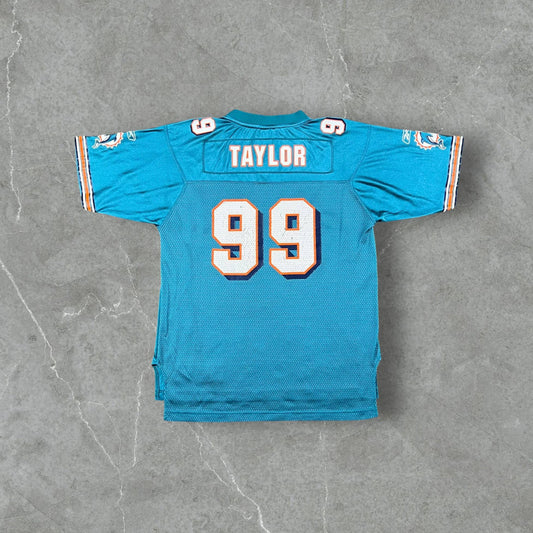 Jersey vintage Anni 2000 Jason Taylor #99 Miami Dolphins Reebok x NFL NFL