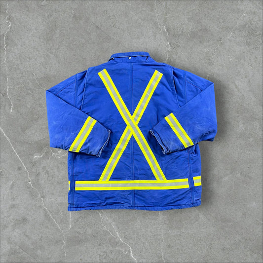 Giacca Carhartt FR Vintage ad Alta Visibilità con Imbottitura Trapuntata Resistente al Fuoco Carhartt