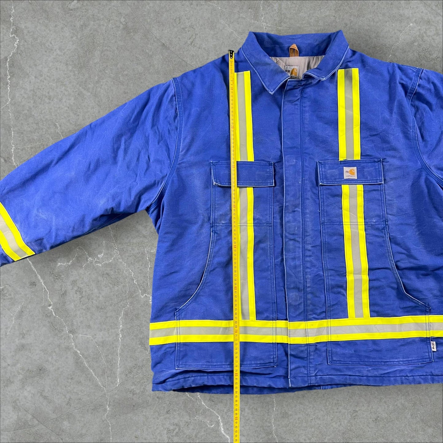 Giacca Carhartt FR Vintage ad Alta Visibilità con Imbottitura Trapuntata Resistente al Fuoco Carhartt