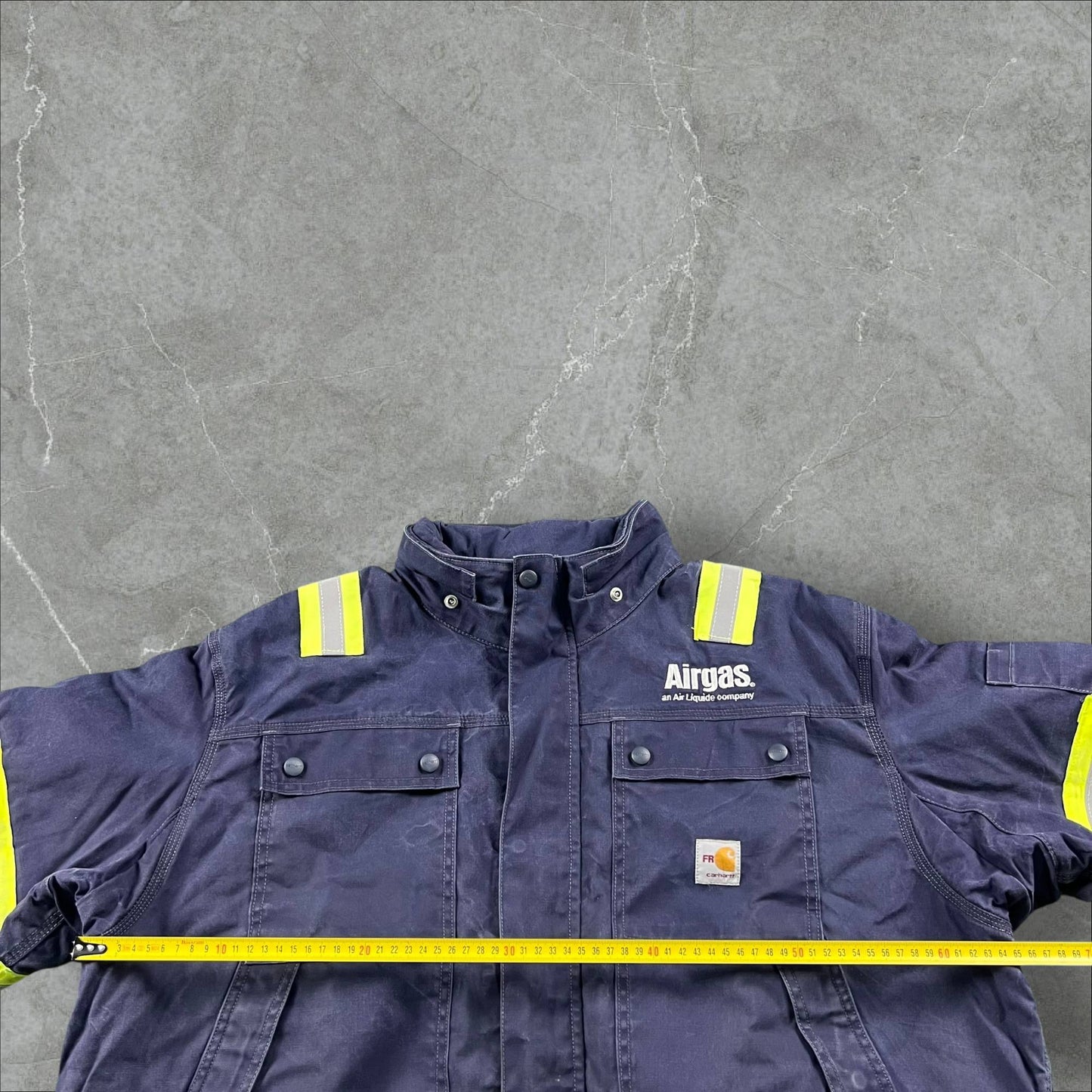 Giacca vintage Carhartt FR Full Swing Airgas NFPA 2113 ad alta visibilità Carhartt