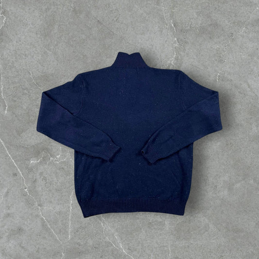 Maglione vintage Quarter Zip Polo Ralph Lauren lana di agnello Ralph Lauren