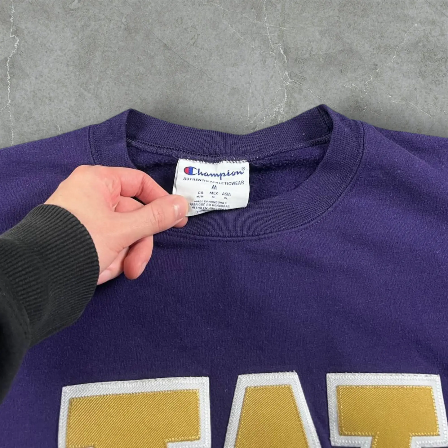 Felpa vintage Champion NCAA University of Washington Huskies Champion