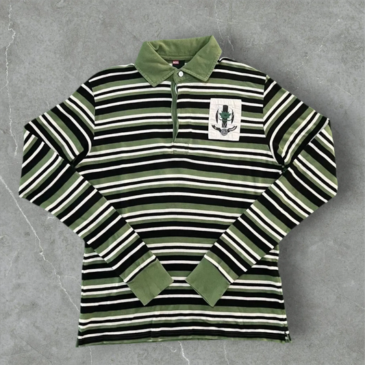 Polo a maniche lunghe Diesel Club Vintage Stripe Y-2 FC Pradesh Diesel