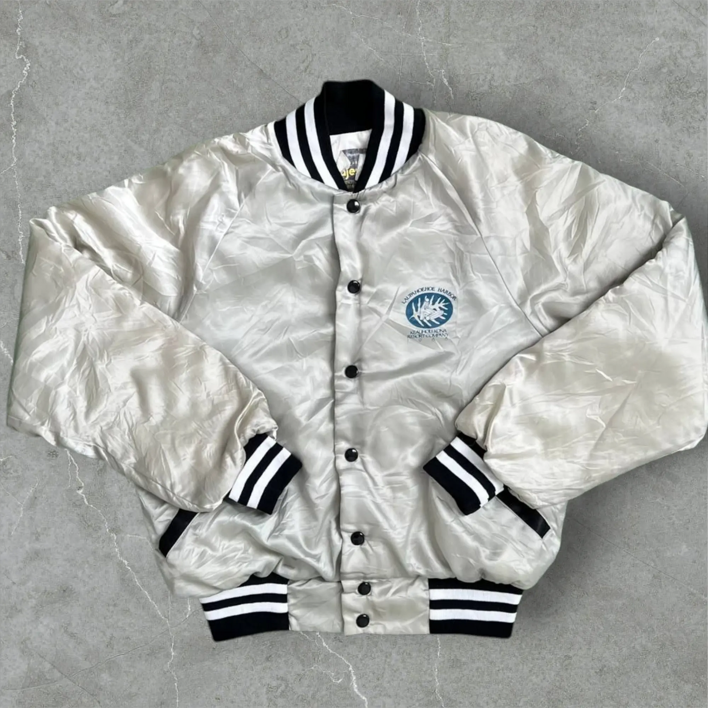 Giacca varsity vintage Laupahoehoe Harbor Majestic Majestic