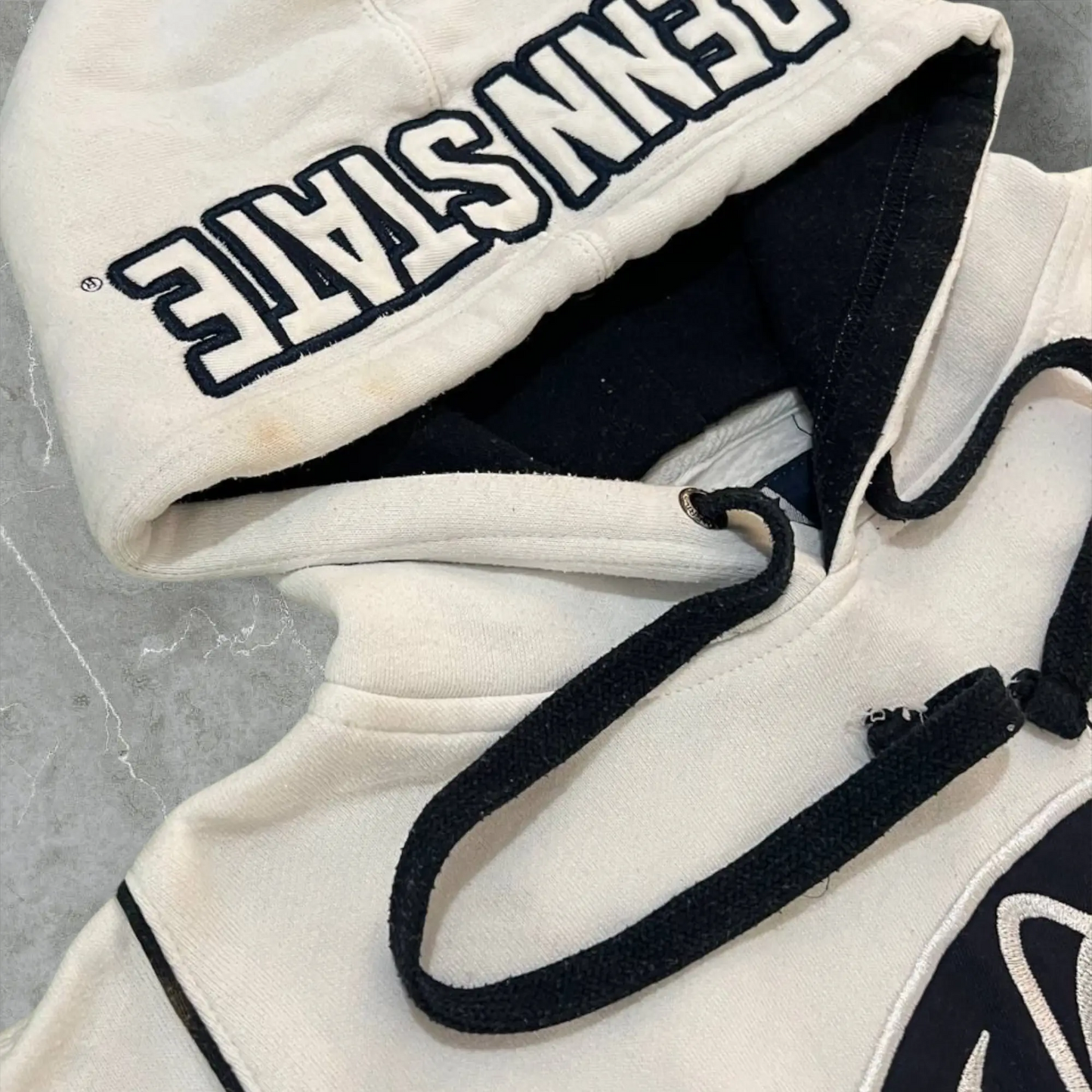 Felpa vintage Pennstate Nittany Lions Team Vintage Dressing