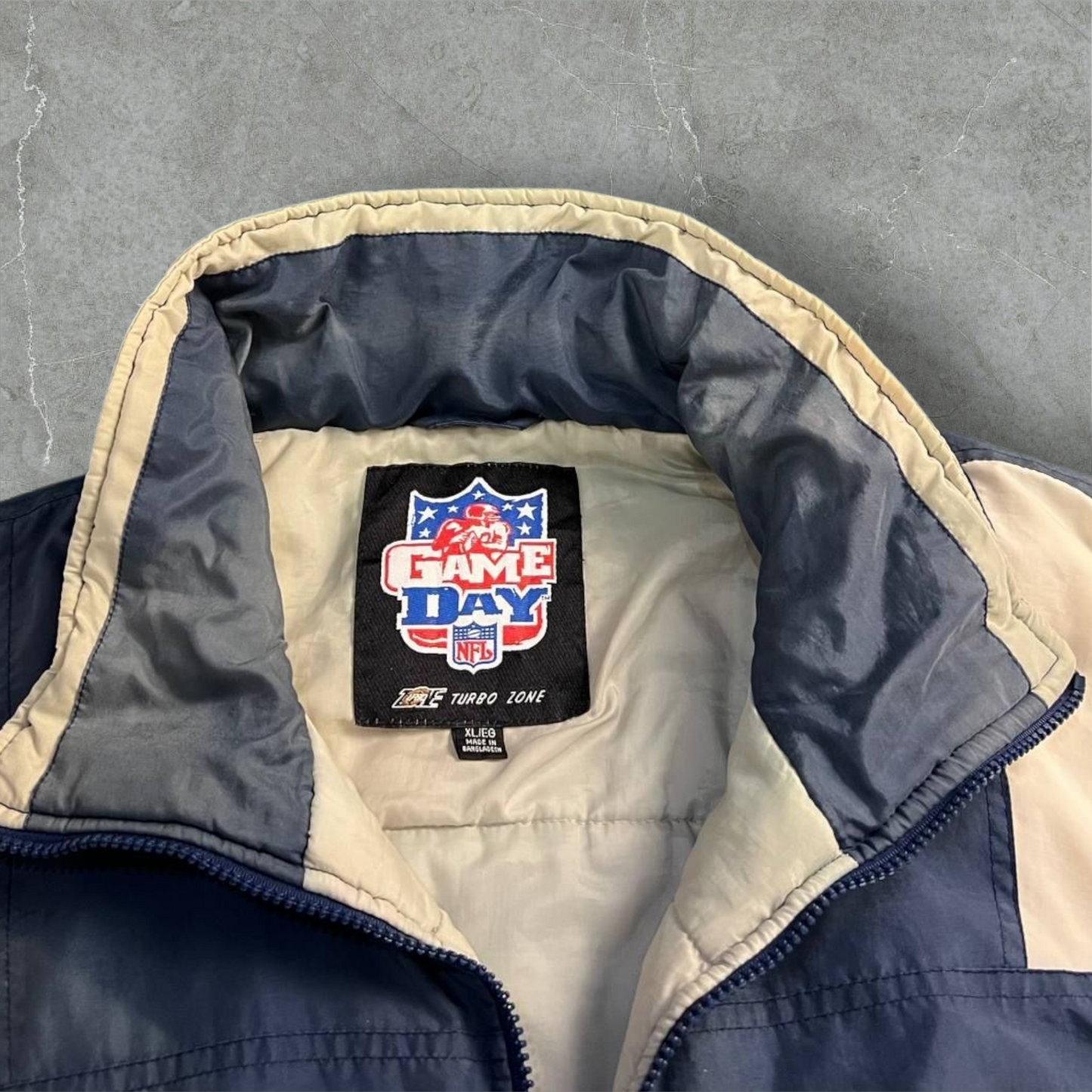 Giubbotto vintage anni 90 Dallas Cowboys NFL Game Day NFL