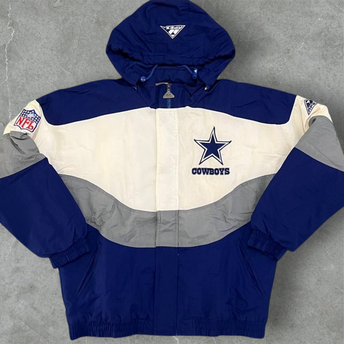 Giacca vintage 90' NFL Dallas Cowboys Apex One Pro Line NFL