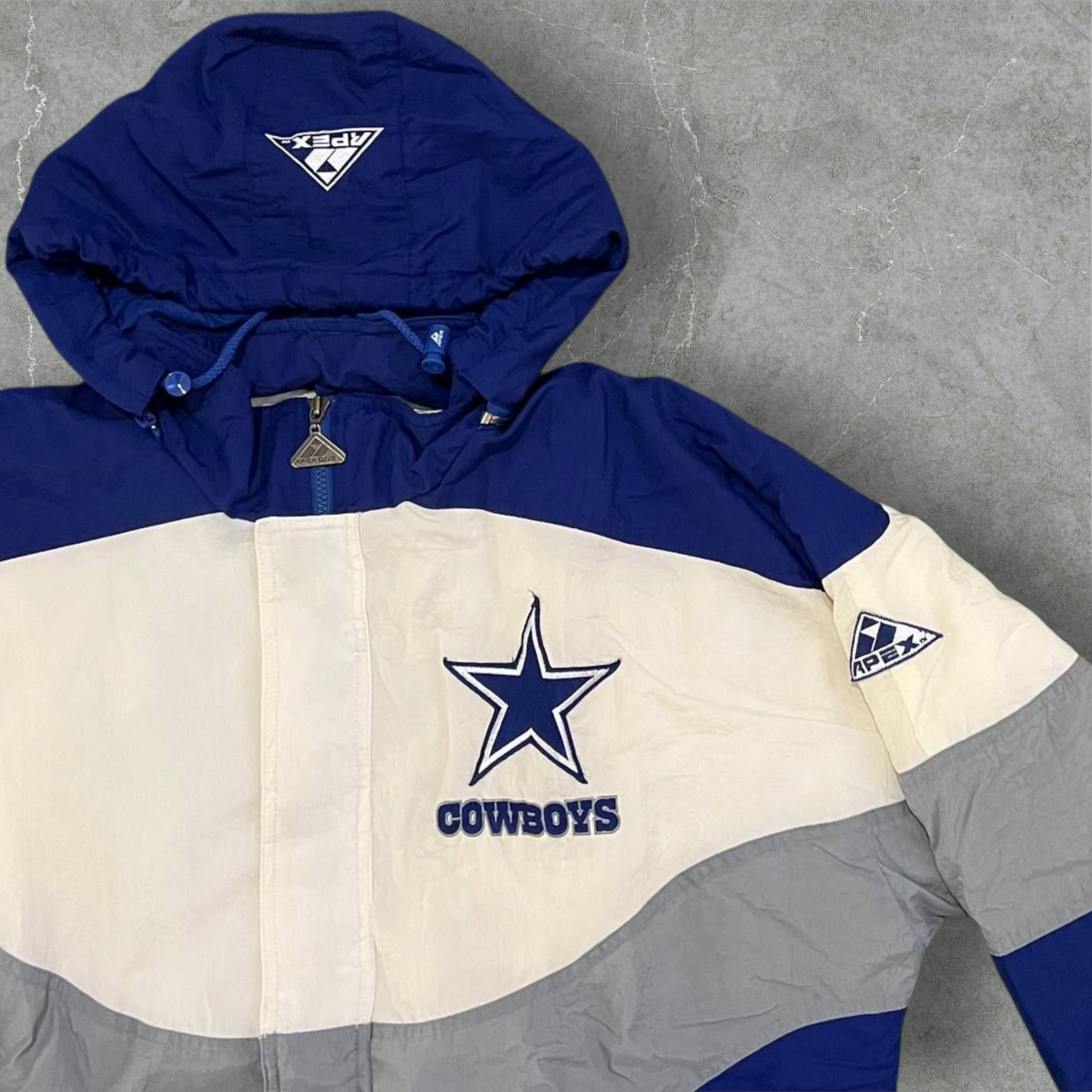 Giacca vintage 90' NFL Dallas Cowboys Apex One Pro Line NFL