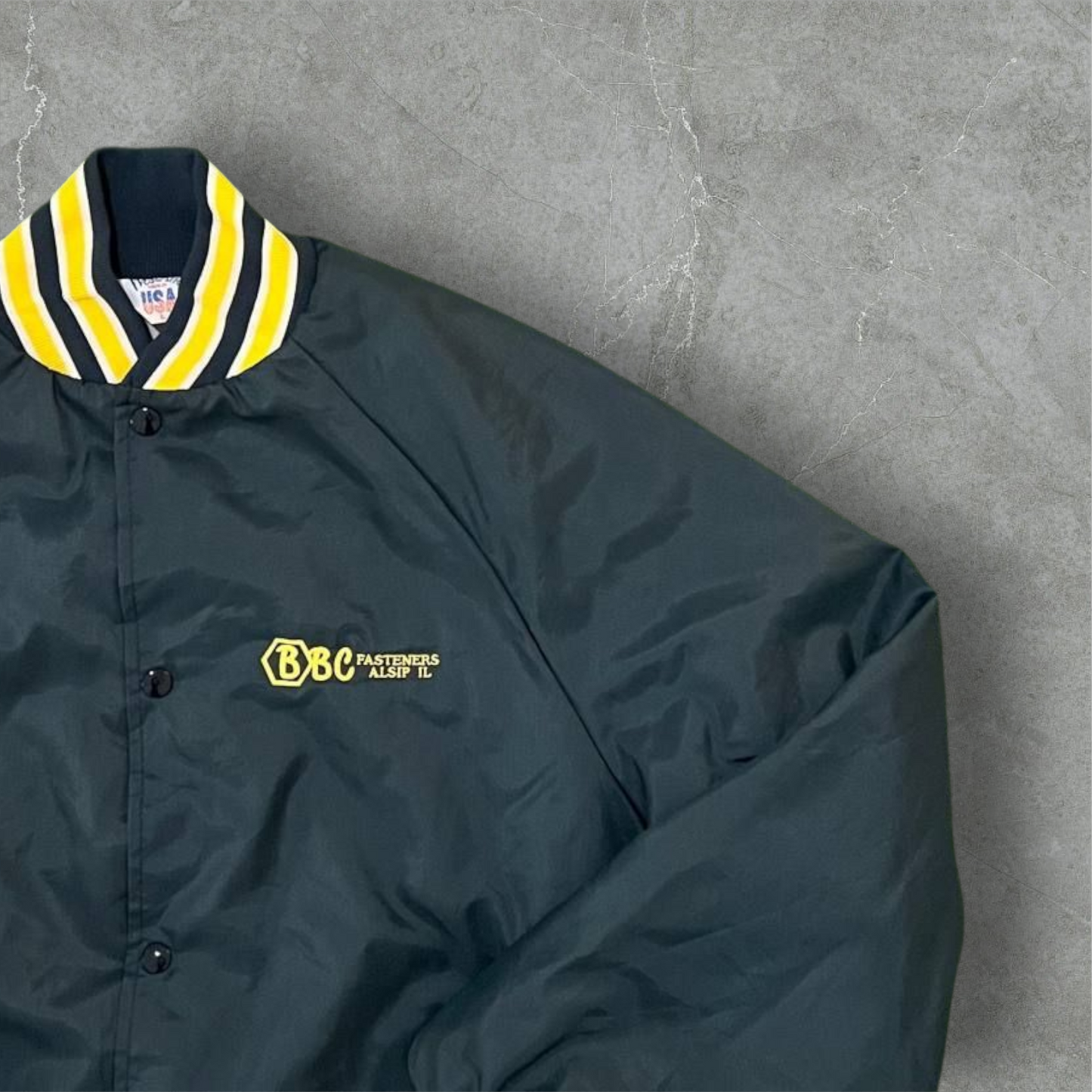 Giacca varsity vintage BBC Fasteners Vintage Dressing