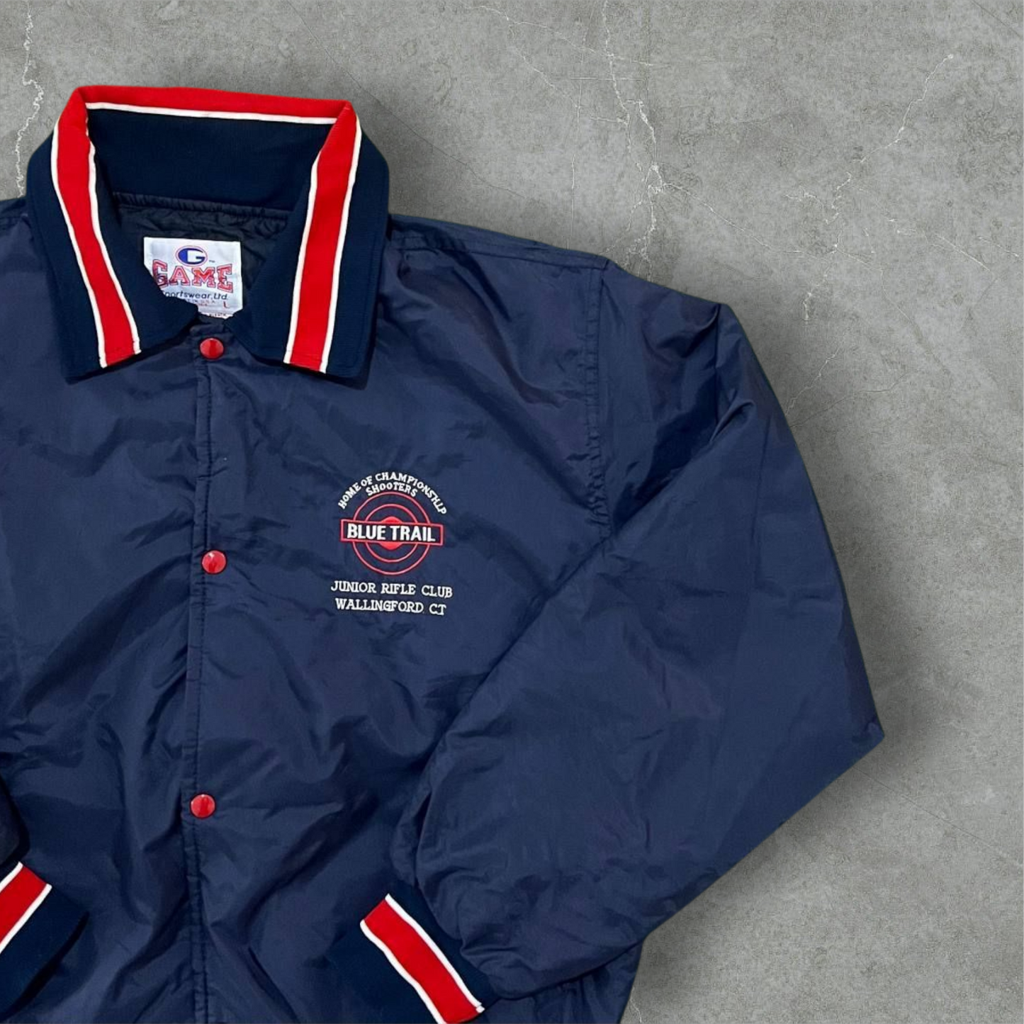 Giacca varsity vintage Blue Trial Vintage Dressing