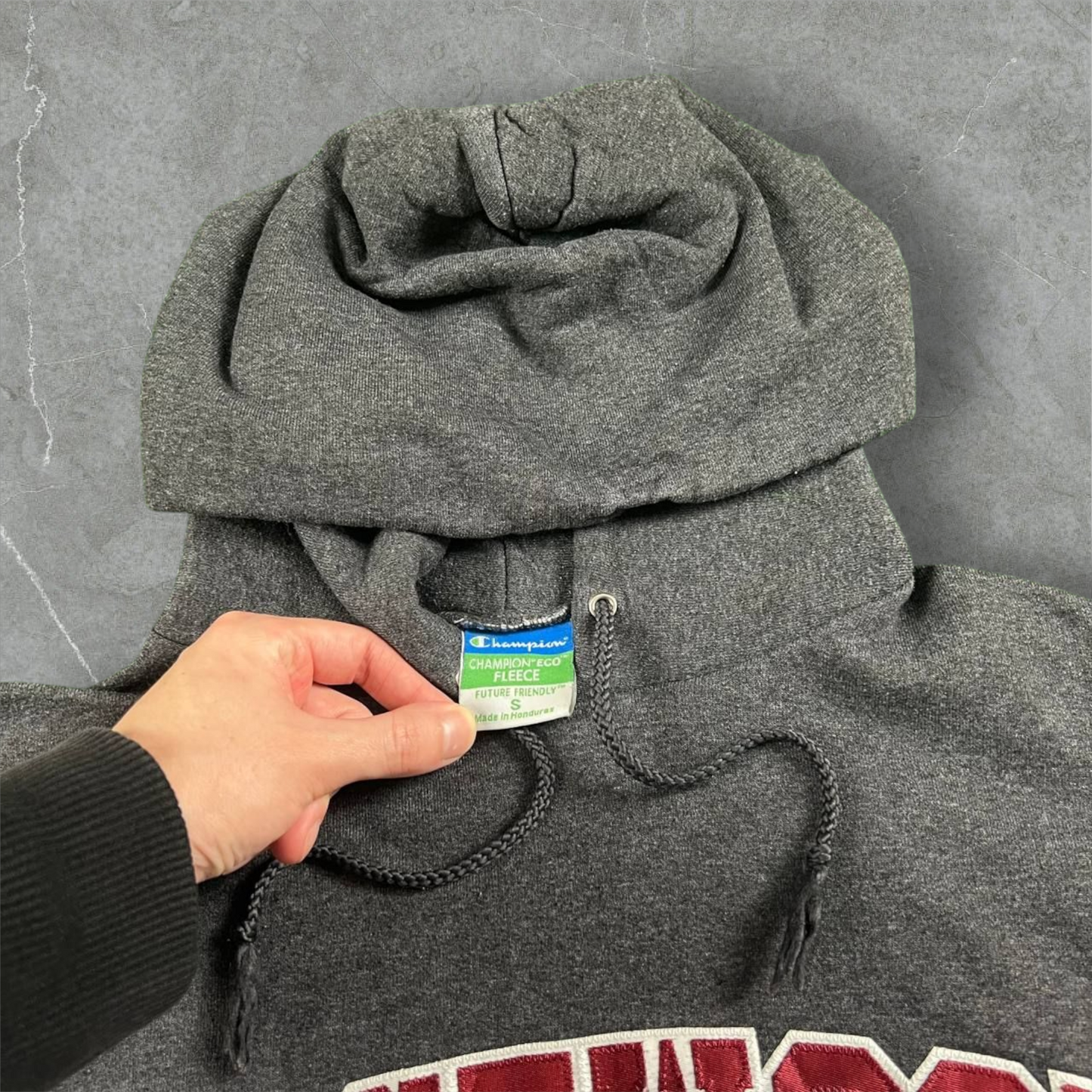 Felpa vintage Champion Edgewood College Champion