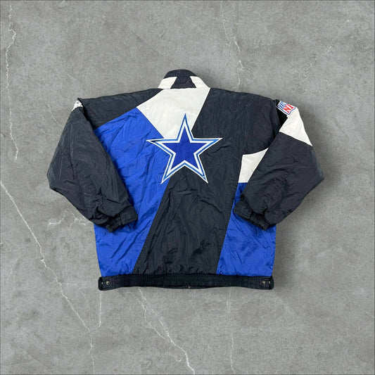 Giacca vintage anni 90 Apex One Pro Line x NFL Dallas Cowboys NFL