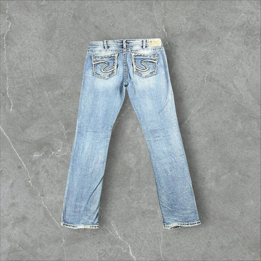 Jeans Silver vintage Y2K Vintage Dressing