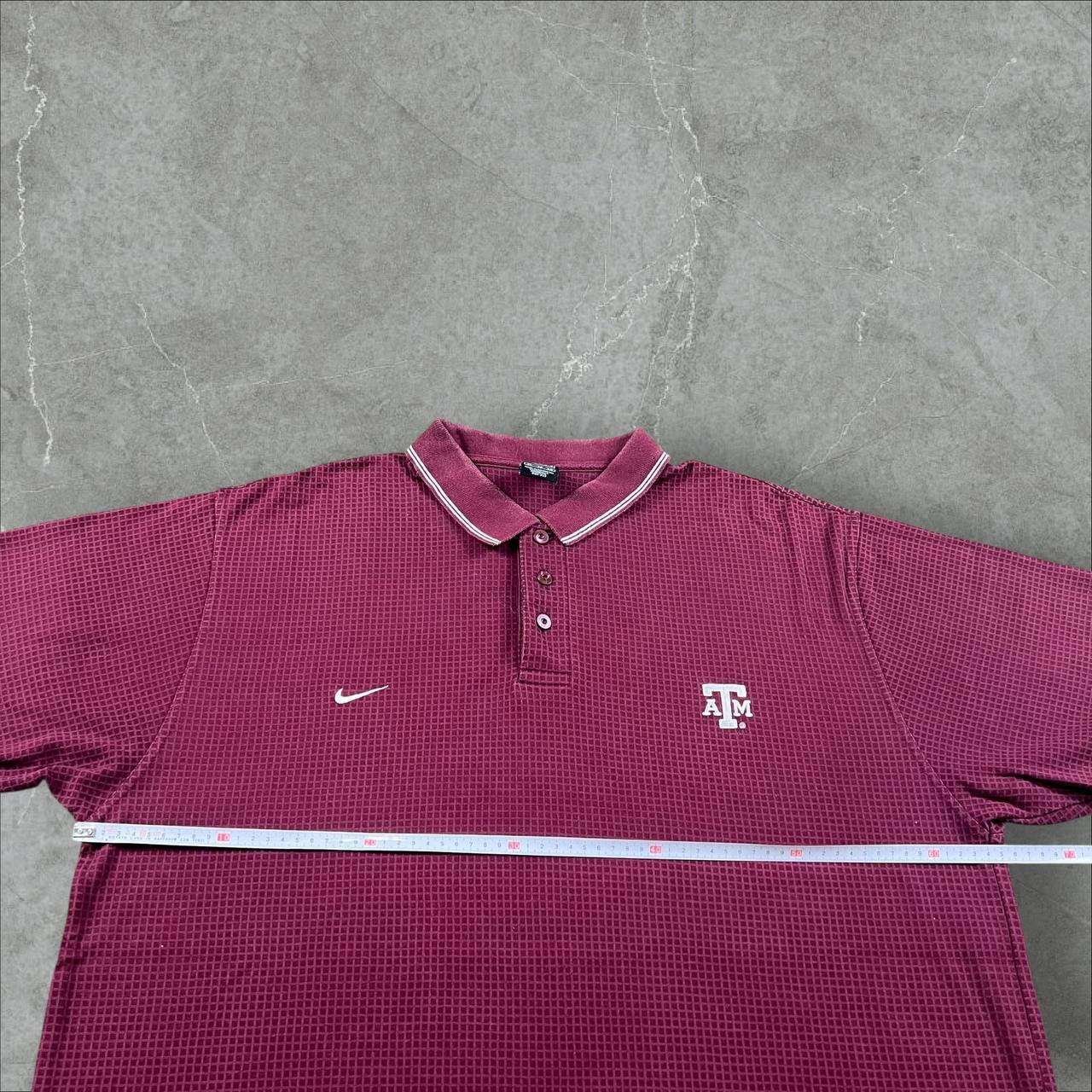 Polo Nike x Texas A&M Maroon Wavepane Nike