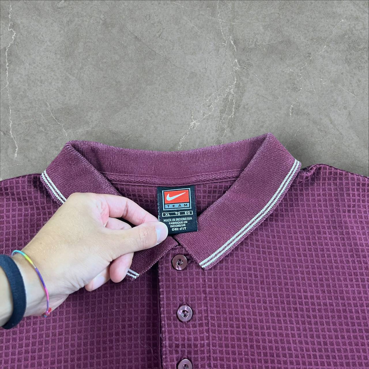 Polo Nike x Texas A&M Maroon Wavepane Nike