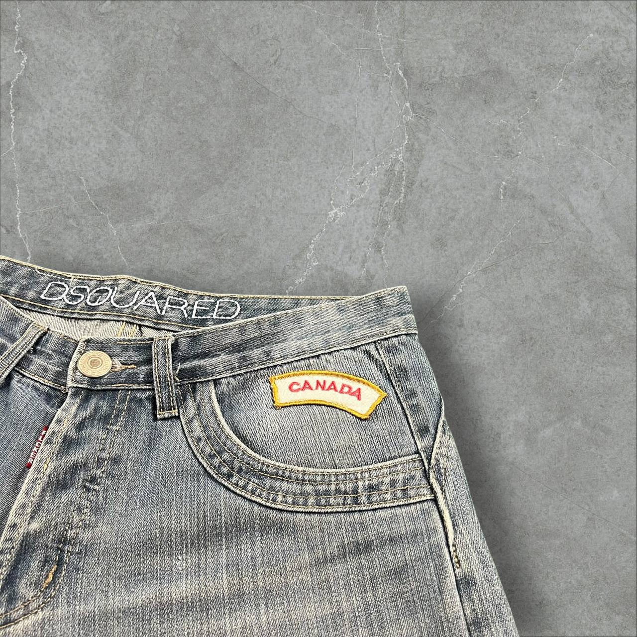 Pantaloncini in Denim vintage Dsquared2 00s Always Fresh Motherfucker Dsquared2