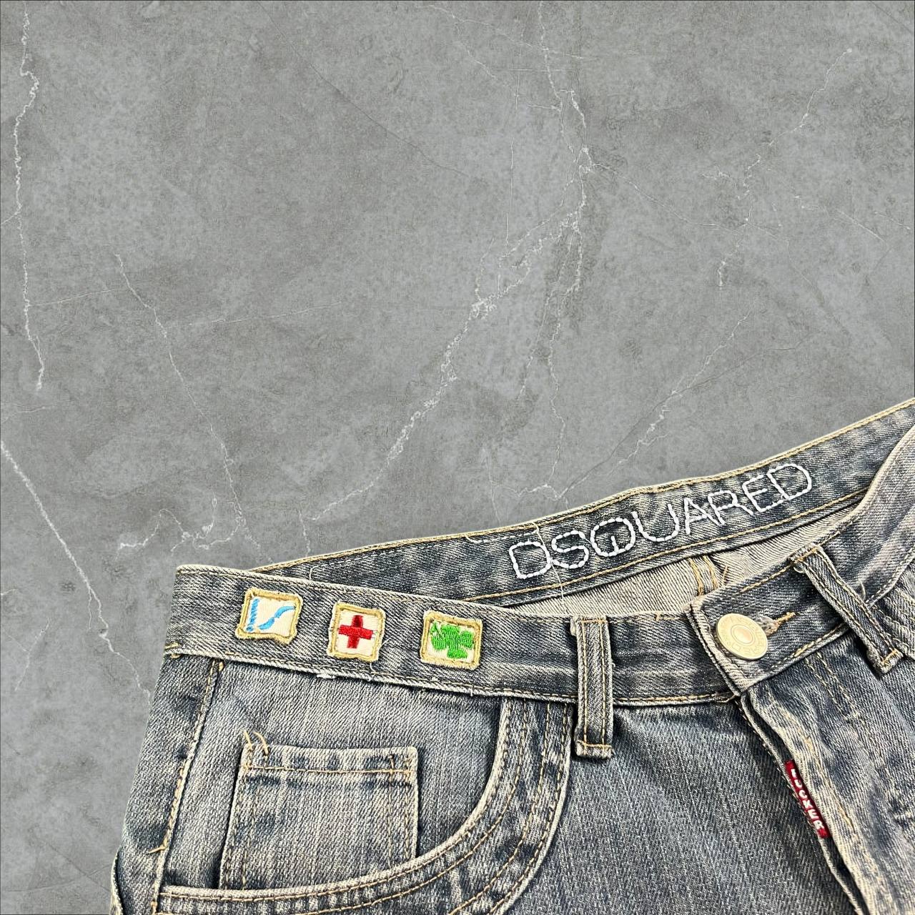 Pantaloncini in Denim vintage Dsquared2 00s Always Fresh Motherfucker Dsquared2