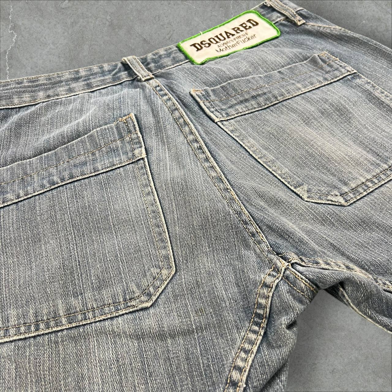 Pantaloncini in Denim vintage Dsquared2 00s Always Fresh Motherfucker Dsquared2