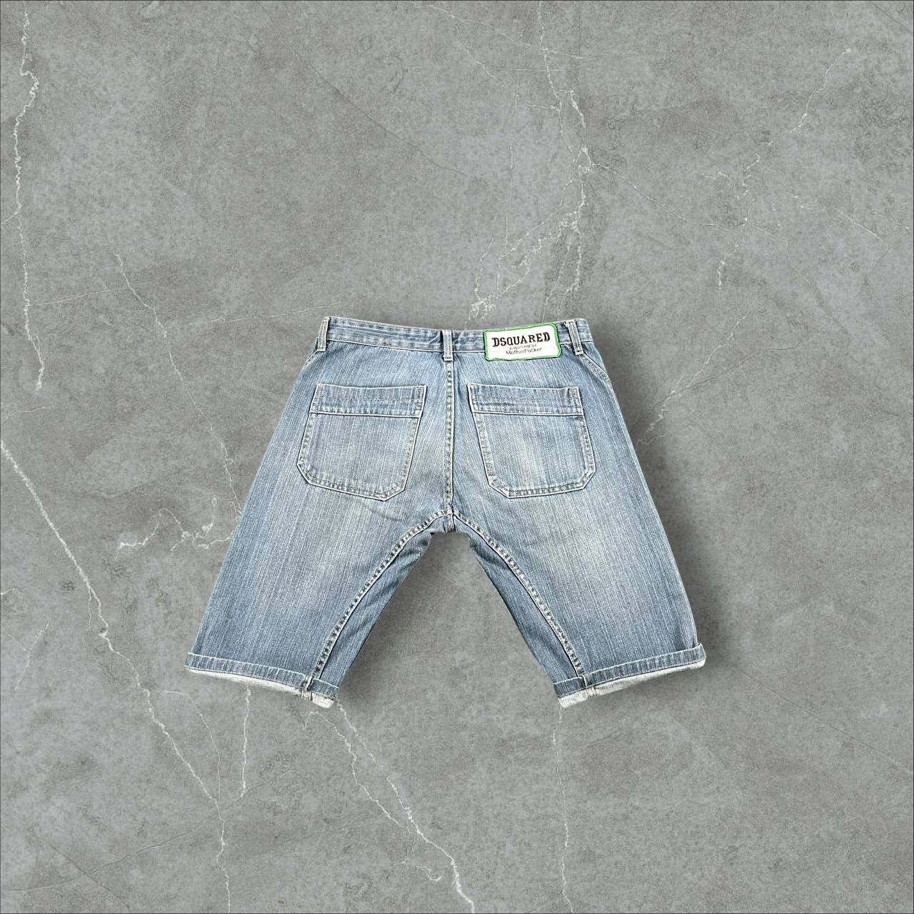 Pantaloncini in Denim vintage Dsquared2 00s Always Fresh Motherfucker Dsquared2