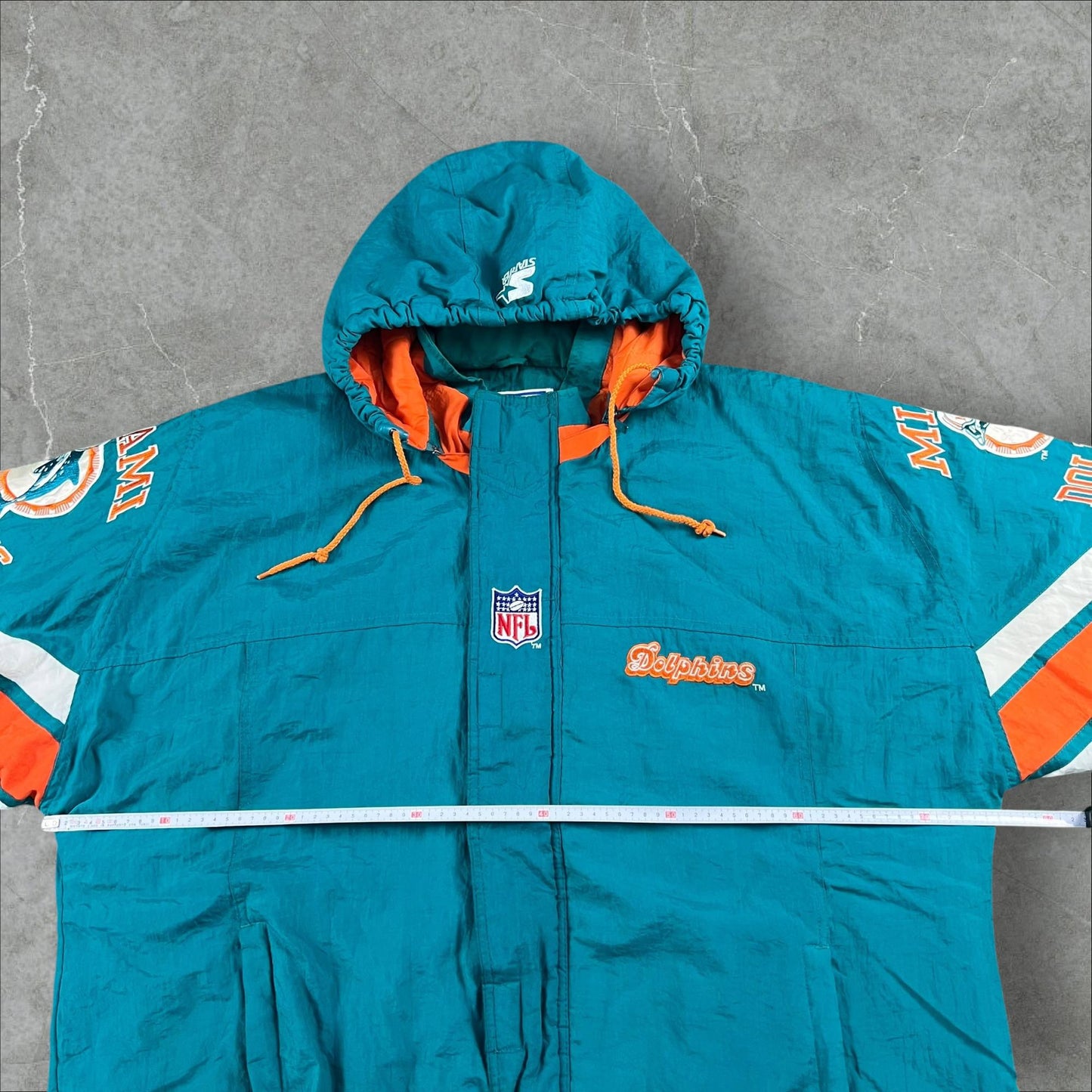 Giacca NFL Vintage 1990s Miami Dolphins Starter Pro Line NFL