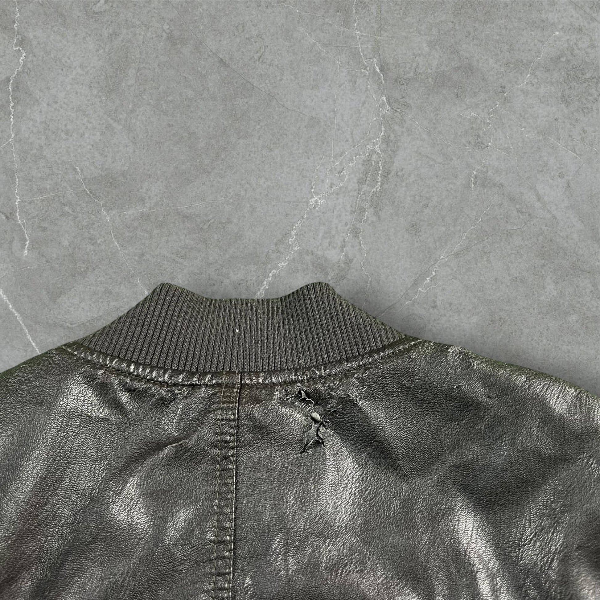 Bomber vintage Top Gun Vegan Leather Top Gun