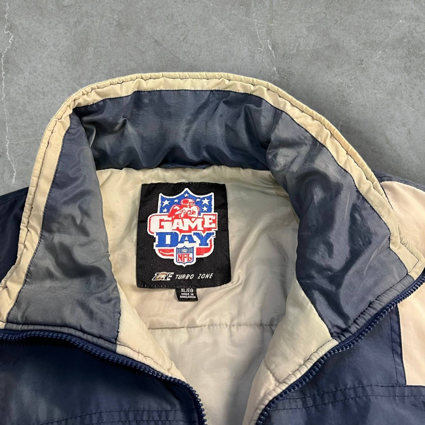 Giubbotto vintage anni 90 Dallas Cowboys NFL Game Day NFL