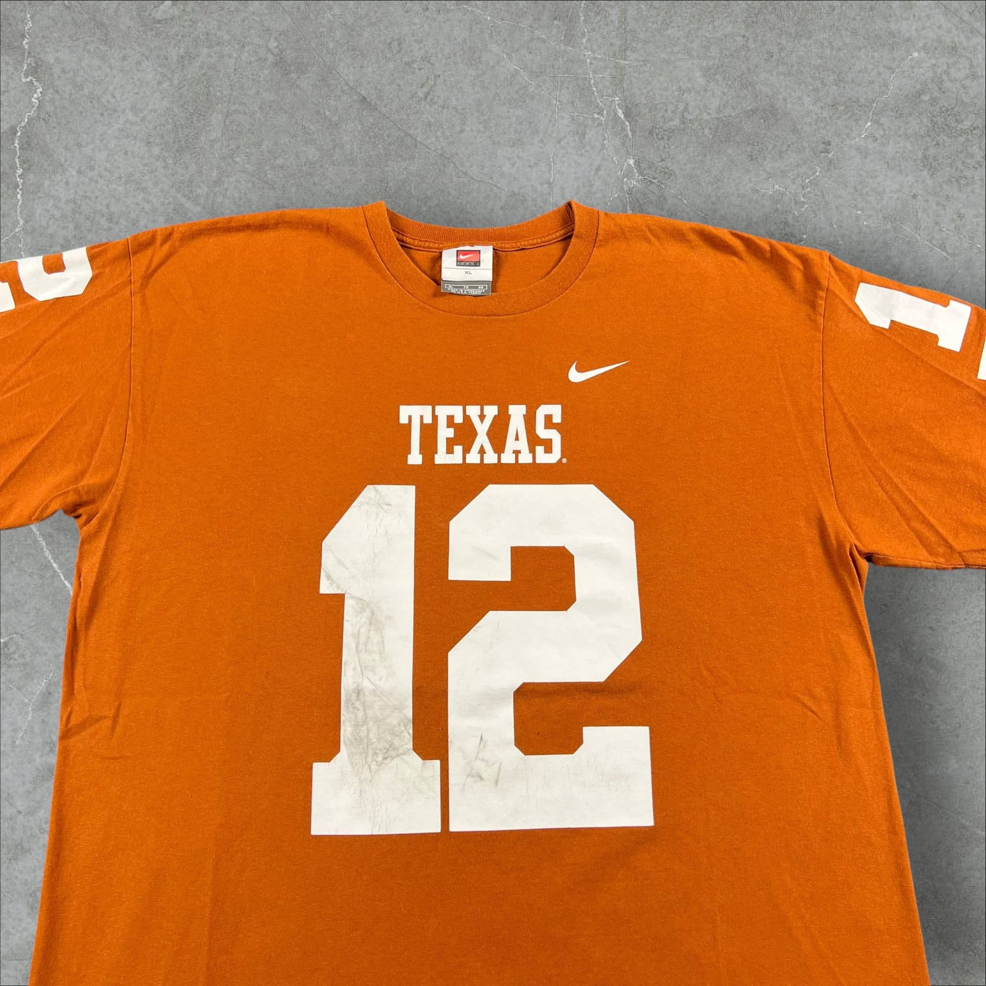 T-Shirt 2000s Texas Longhorns #12 Nike NCAA Nike