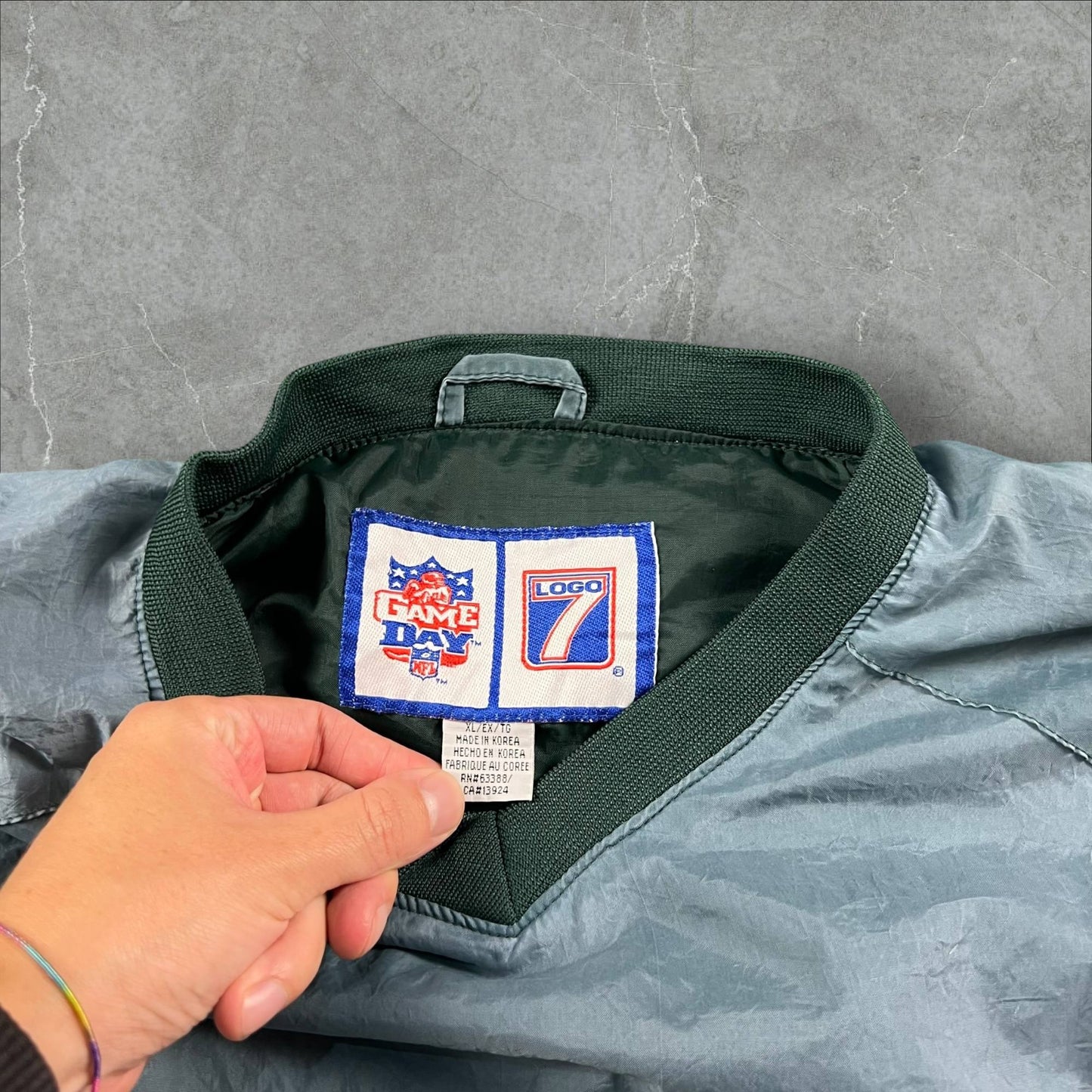 Giacca a vento NFL vintage logo 7 Green Bay Packers Game Day NFL