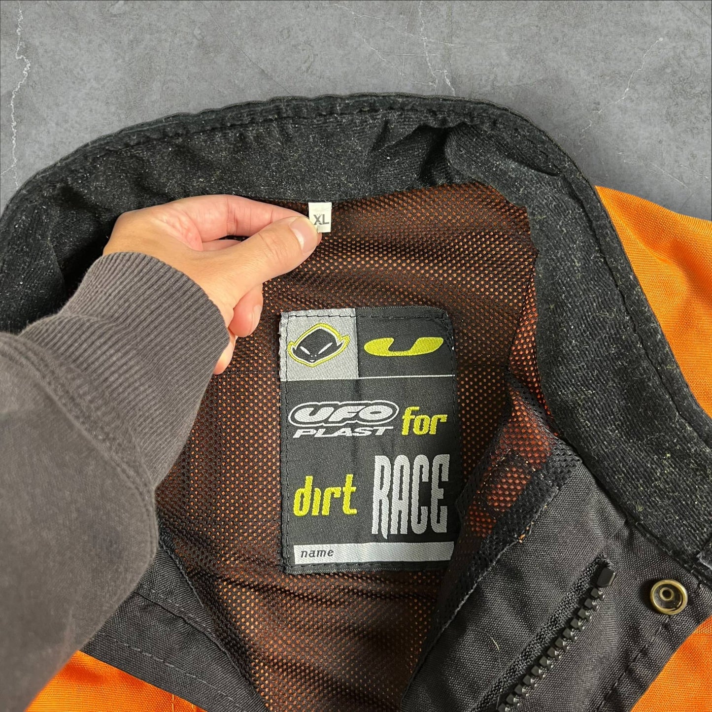 Giacca da moto cross vintage Ufo Plast Vintage Dressing