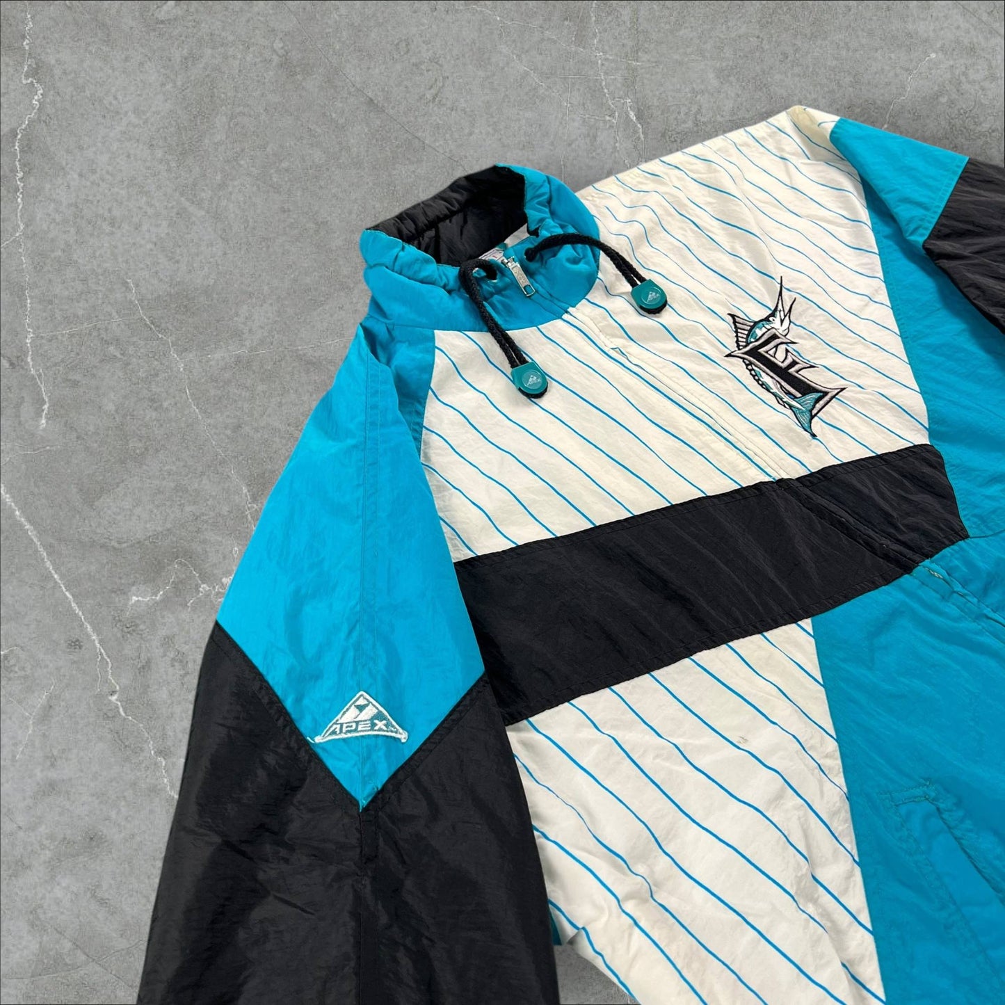 Giacca vintage anni 90 MLB Apex One dei Florida Marlins MLB