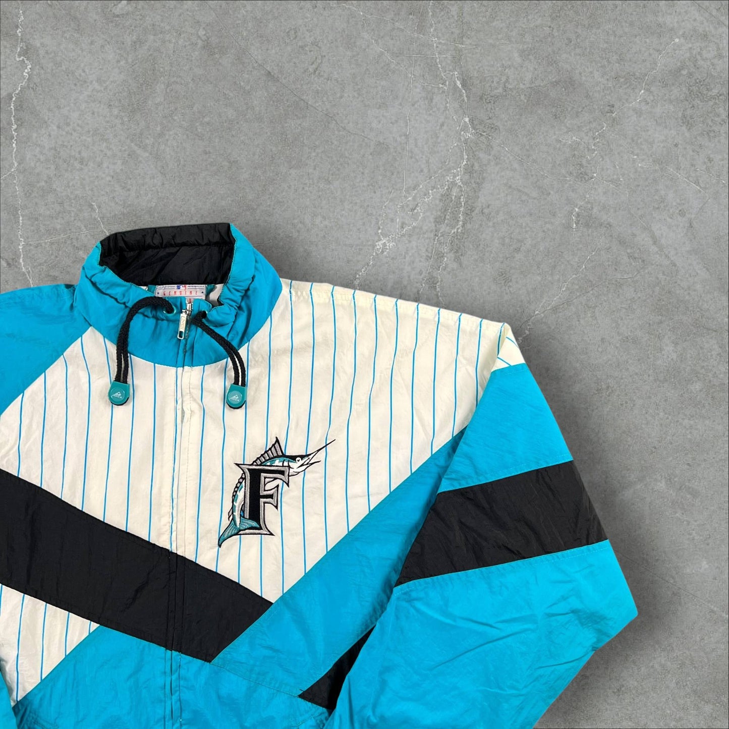 Giacca vintage anni 90 MLB Apex One dei Florida Marlins MLB