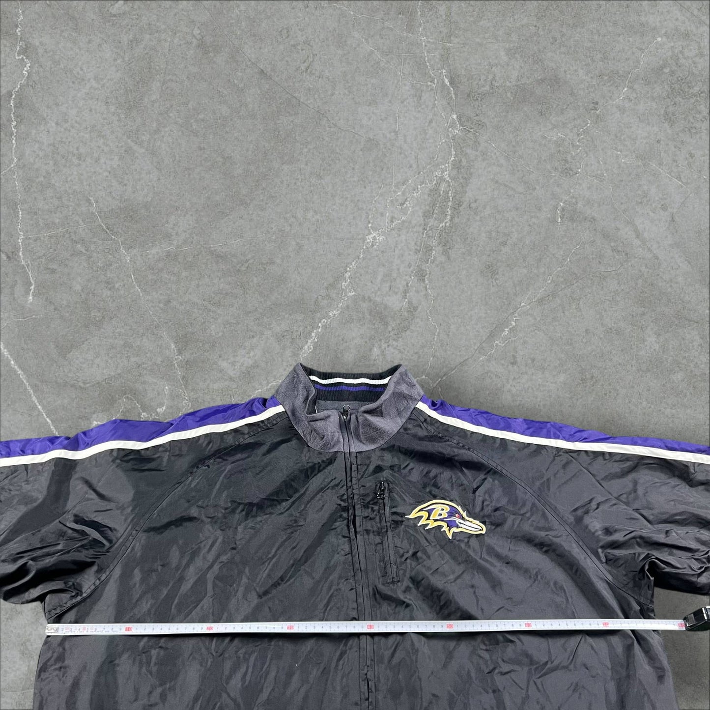 Giacca vintage reversibile anni 90 NFL Baltimore Ravens NFL