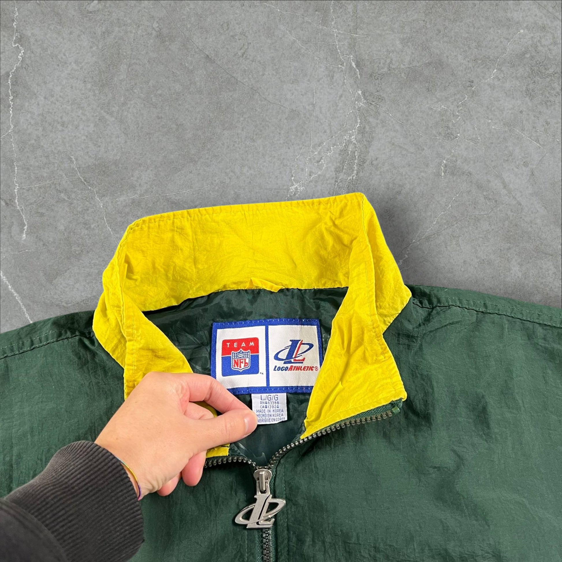 Giacca vintage NFL Green Bay Packers Logo Athletic NFL