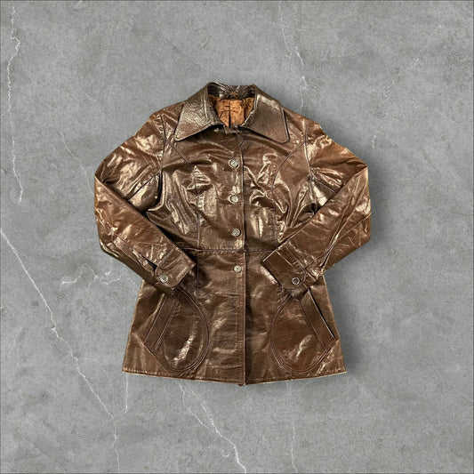 Giacca vintage in pelle Vintage Dressing