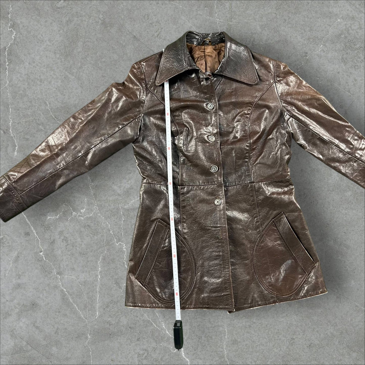 Giacca vintage in pelle Vintage Dressing
