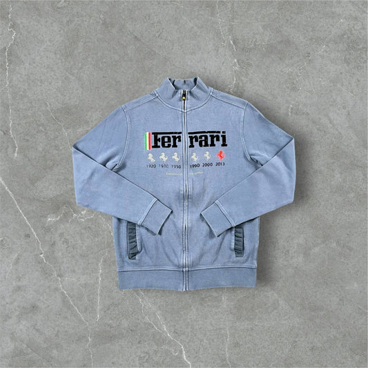 Felpa vintage Ferrari evoluzione del simbolo Ferrari