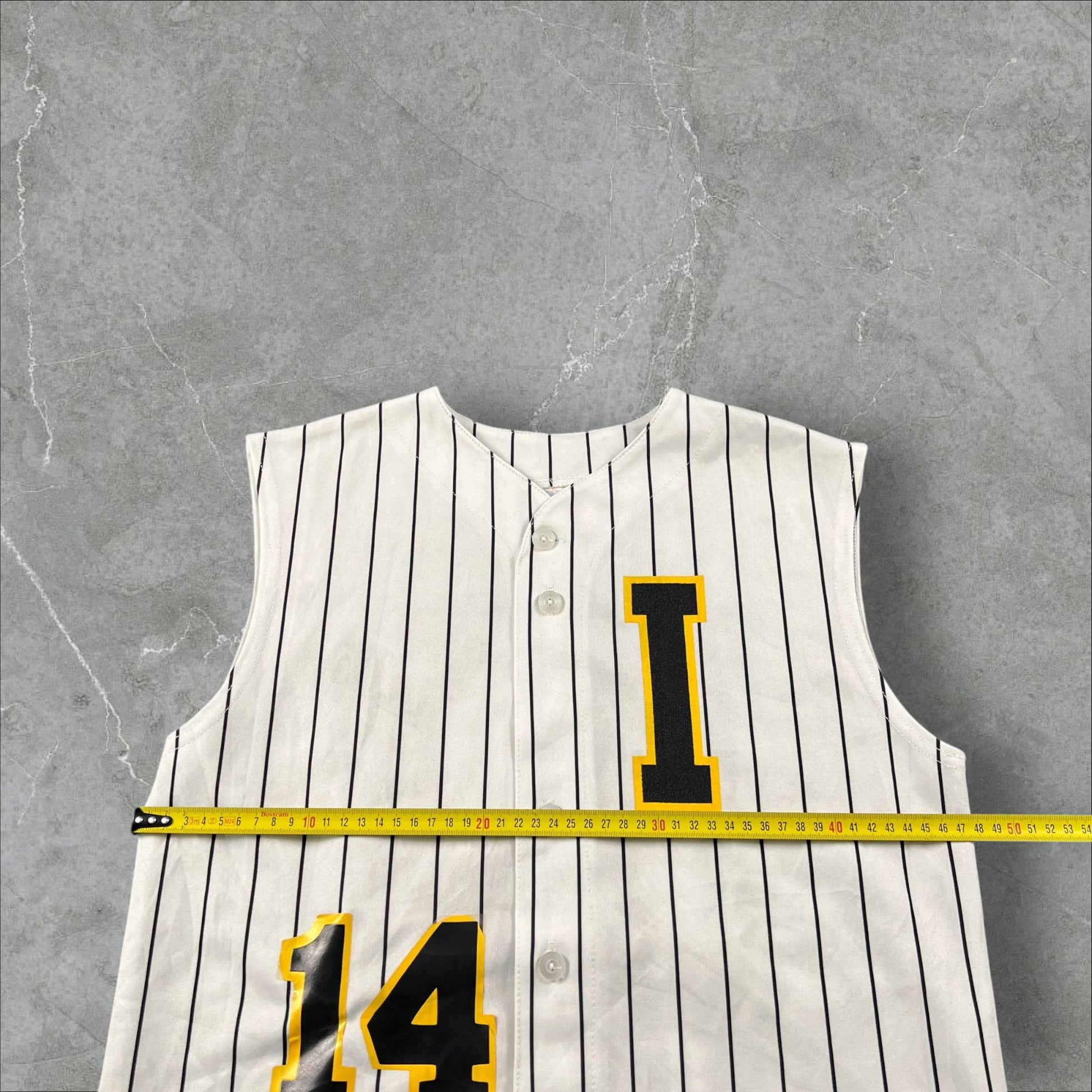Jersey Majestic Baseball vintage senza maniche Bergman #14 USA Anni ’90 Majestic