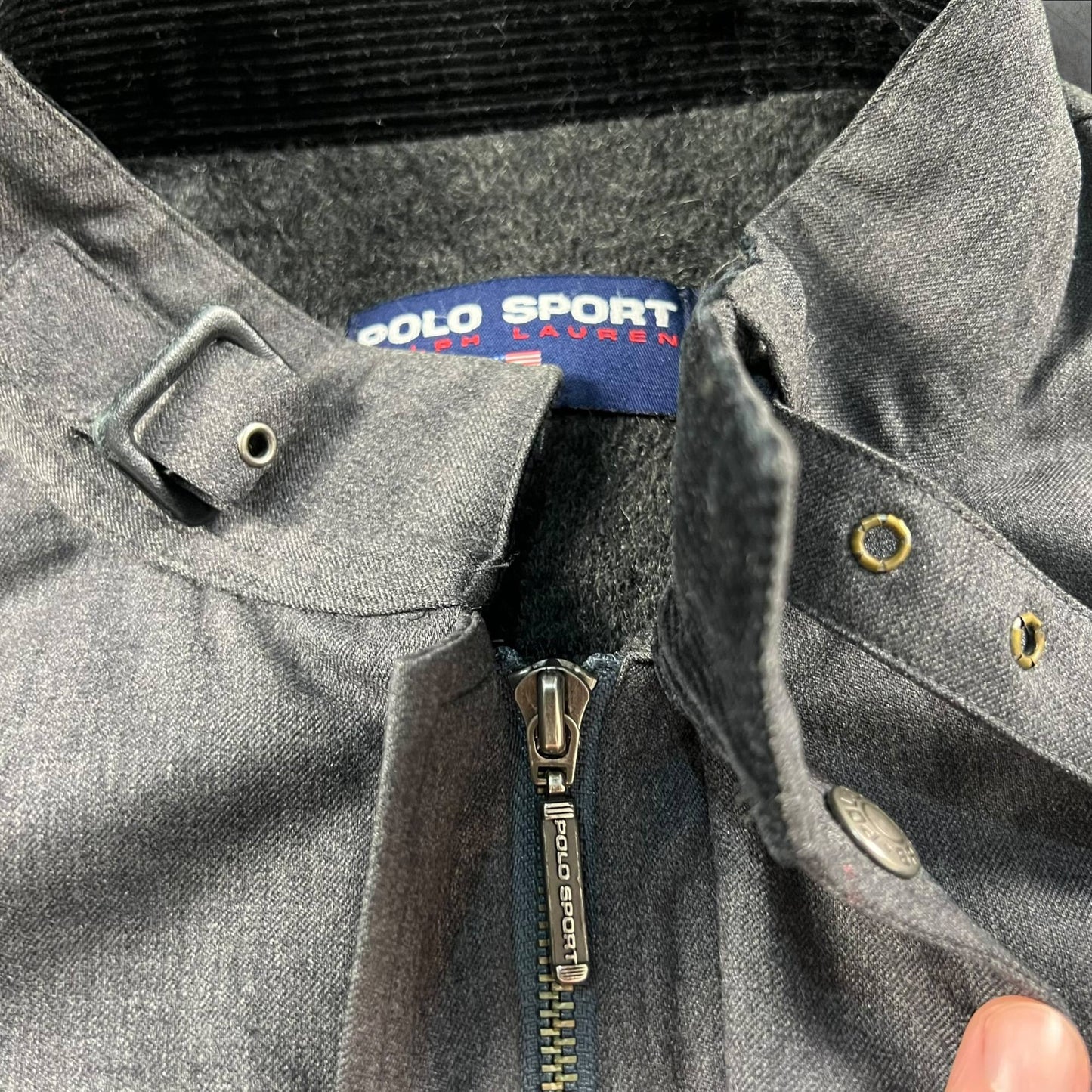 Giacca vintage Polo Sport Ralph Lauren Wool Field Herringbone Made in Italy Ralph Lauren