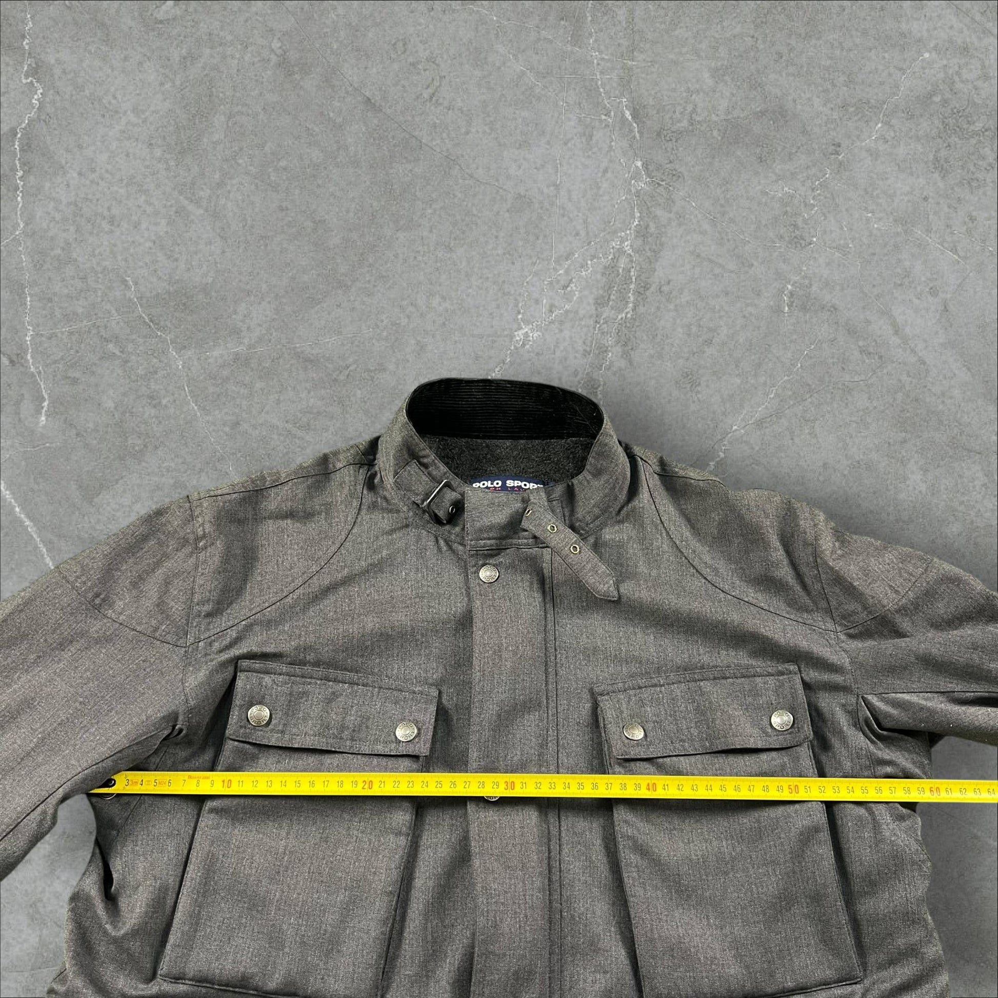 Giacca vintage Polo Sport Ralph Lauren Wool Field Herringbone Made in Italy Ralph Lauren