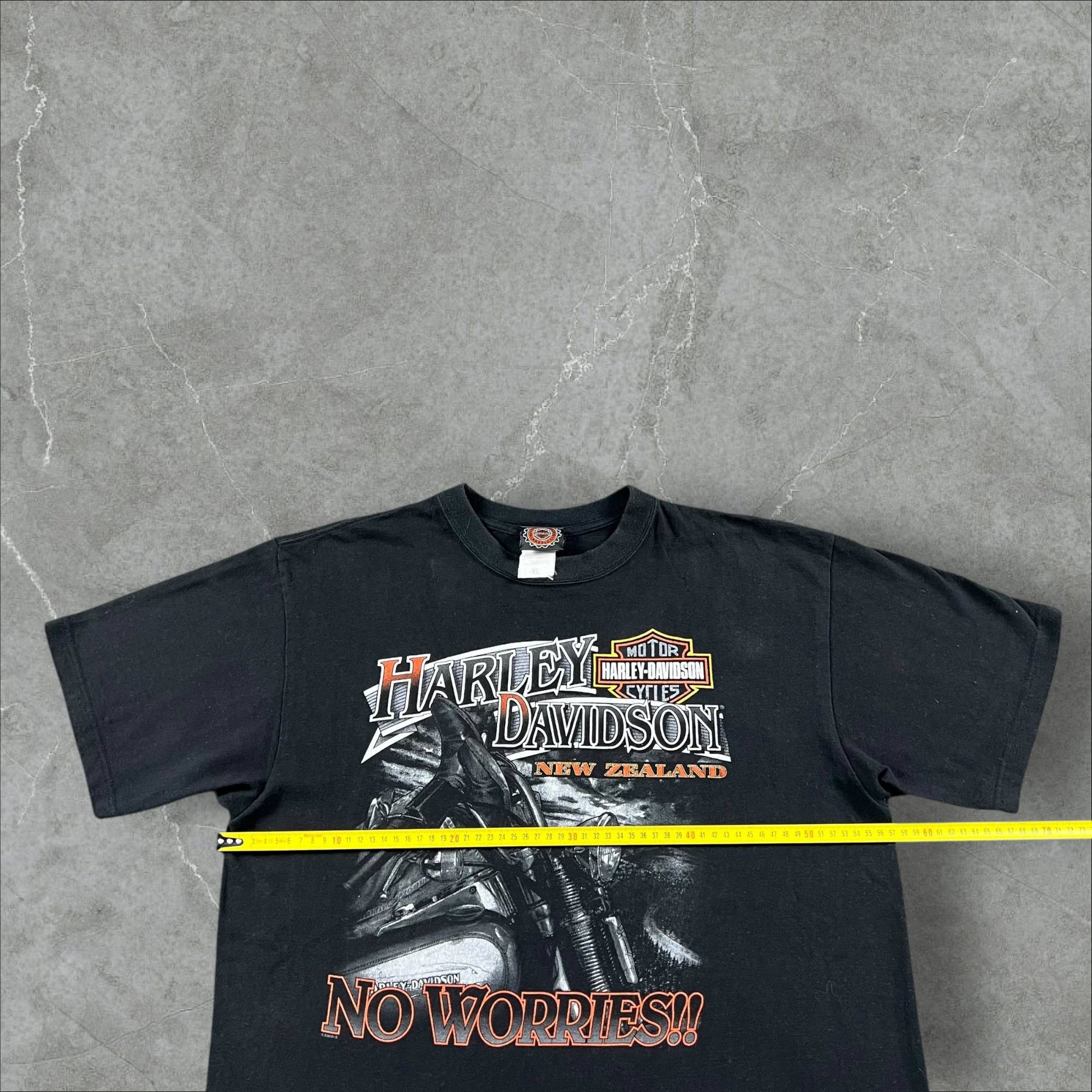 T-Shirt vintage Harley Davidson New Zealand “No Worries” Harley Davidson