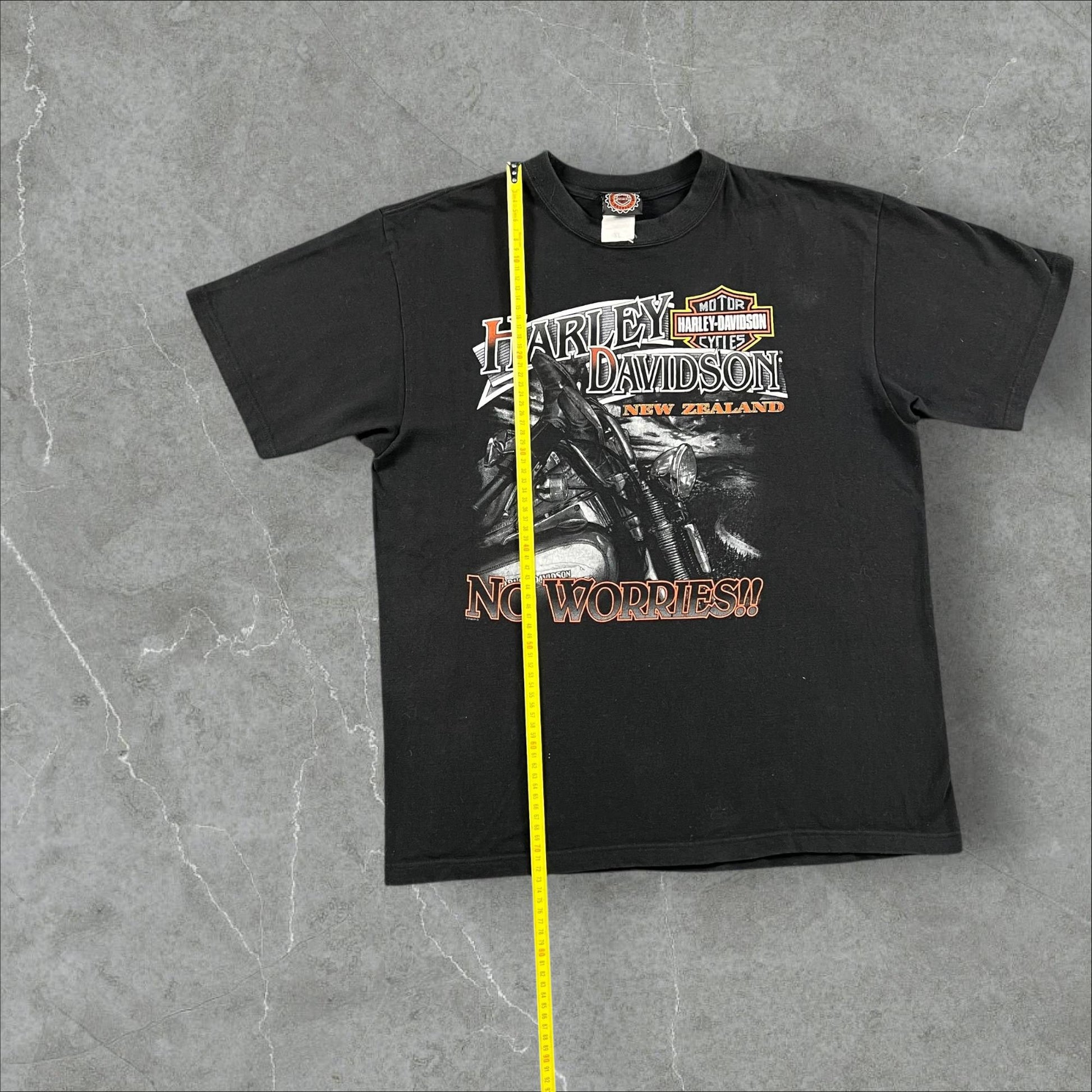 T-Shirt vintage Harley Davidson New Zealand “No Worries” Harley Davidson