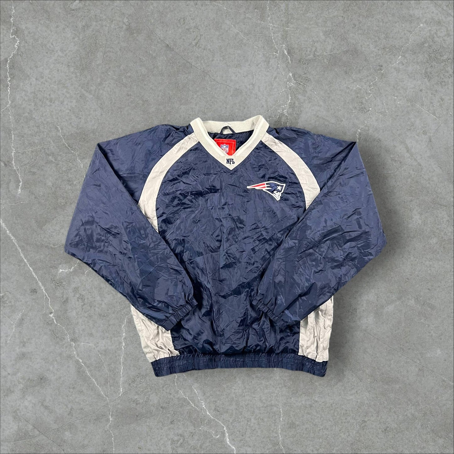 Giacca a vento vintage NFL New England Patriots NFL