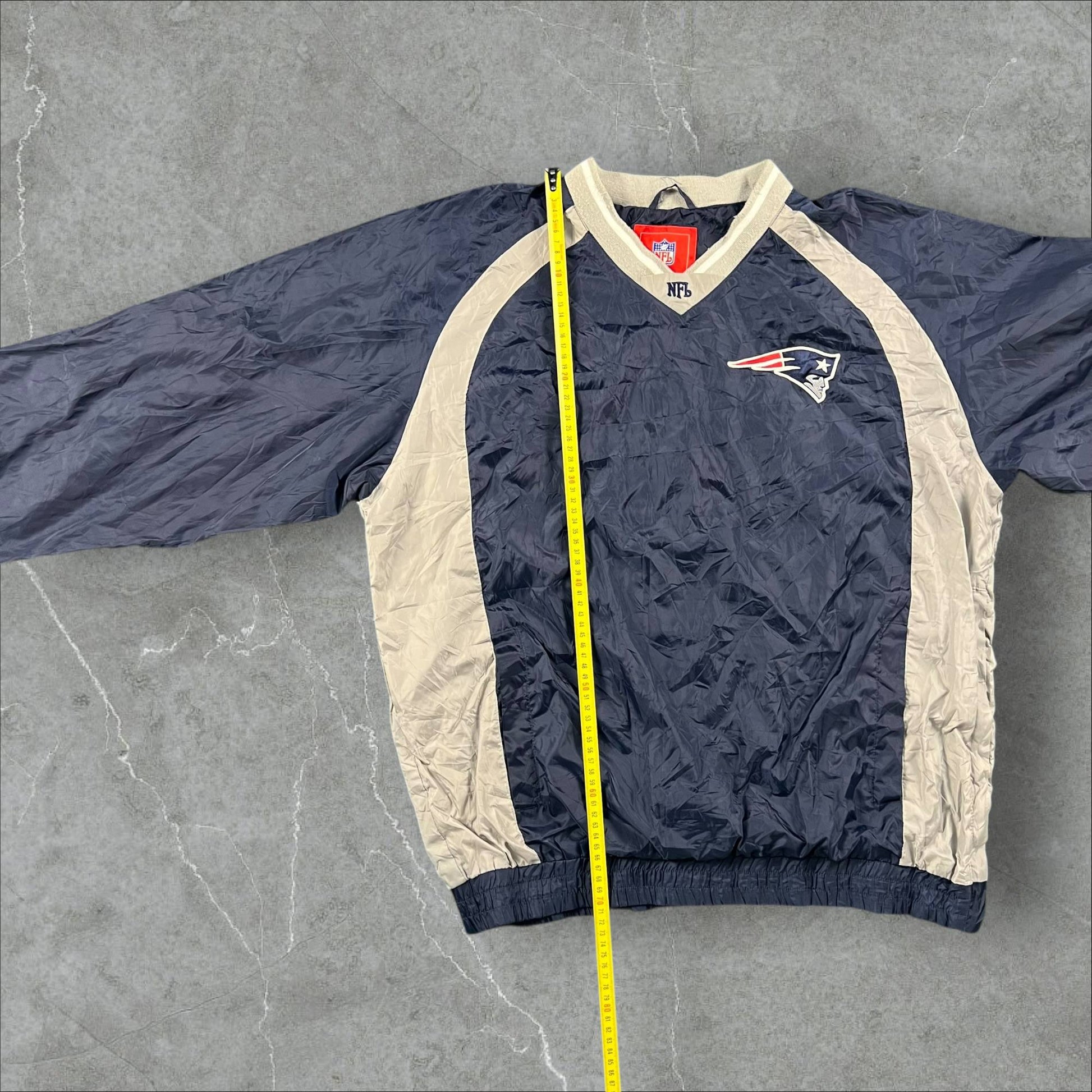 Giacca a vento vintage NFL New England Patriots NFL