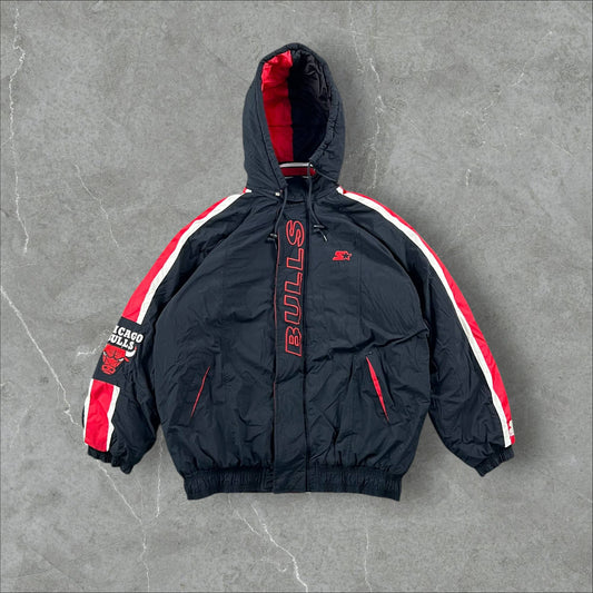 Giacca Starter x NBA vintage anni 90 Chicago Bulls NBA
