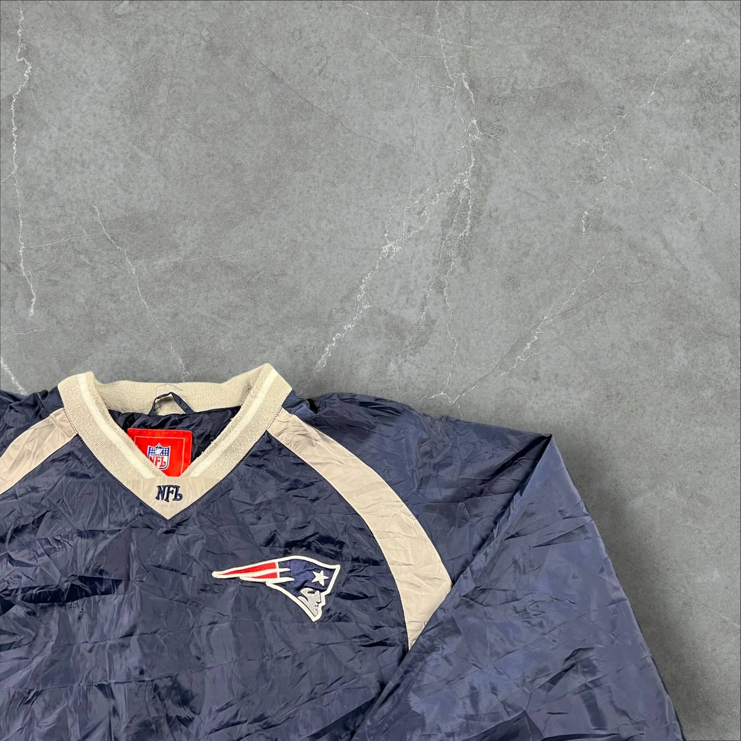 Giacca a vento vintage NFL New England Patriots NFL