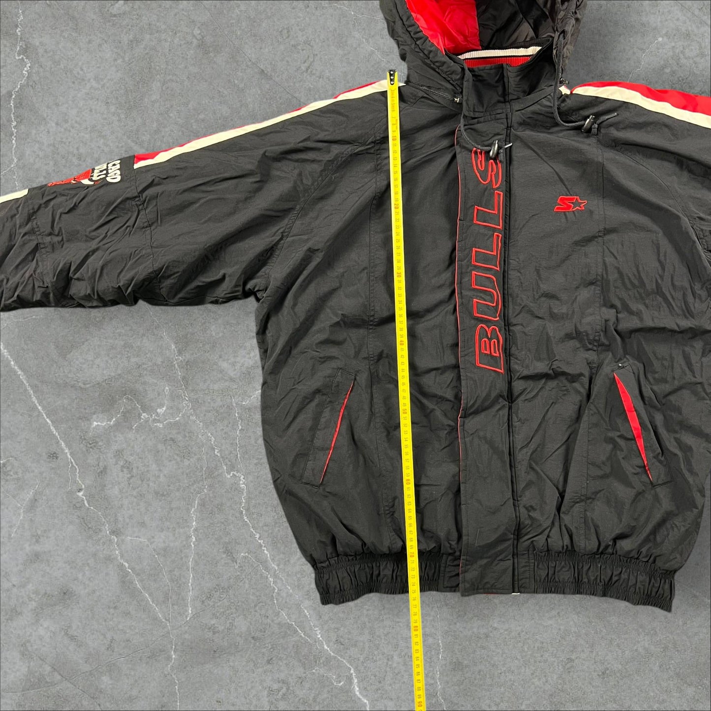 Giacca Starter x NBA vintage anni 90 Chicago Bulls NBA