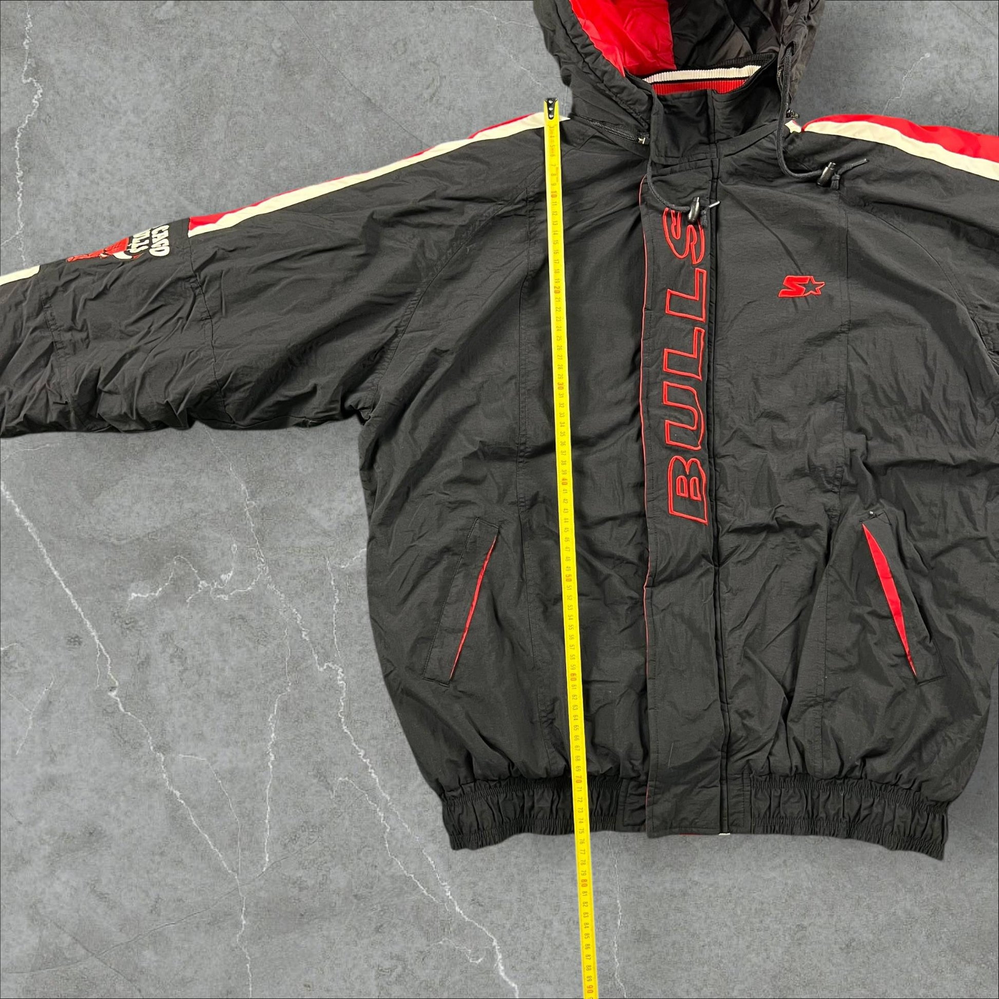 Giacca Starter x NBA vintage anni 90 Chicago Bulls NBA