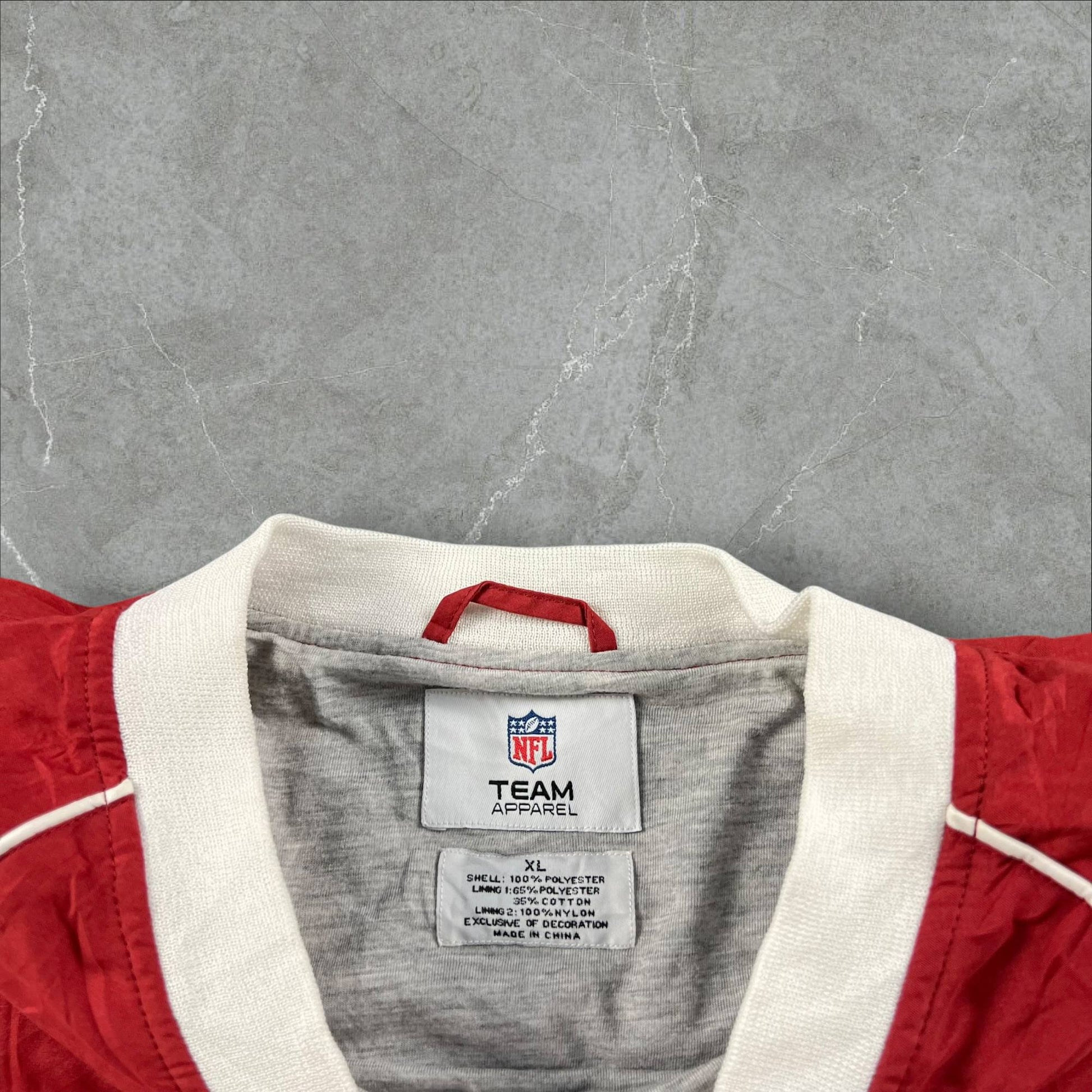 Giacca a vento vintage NFL Arizona Cardinals NFL